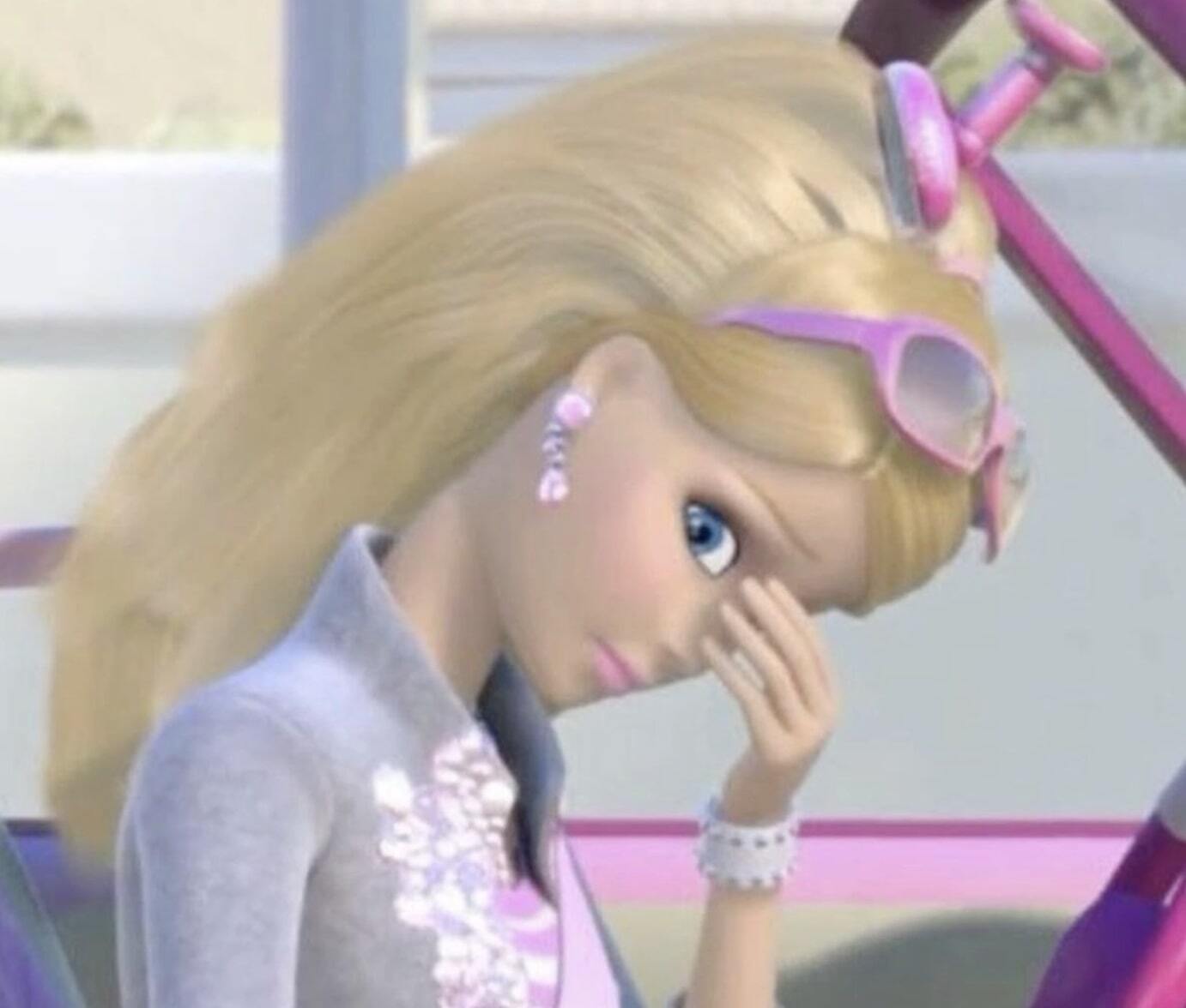 Barbie face palming disapprovingly
