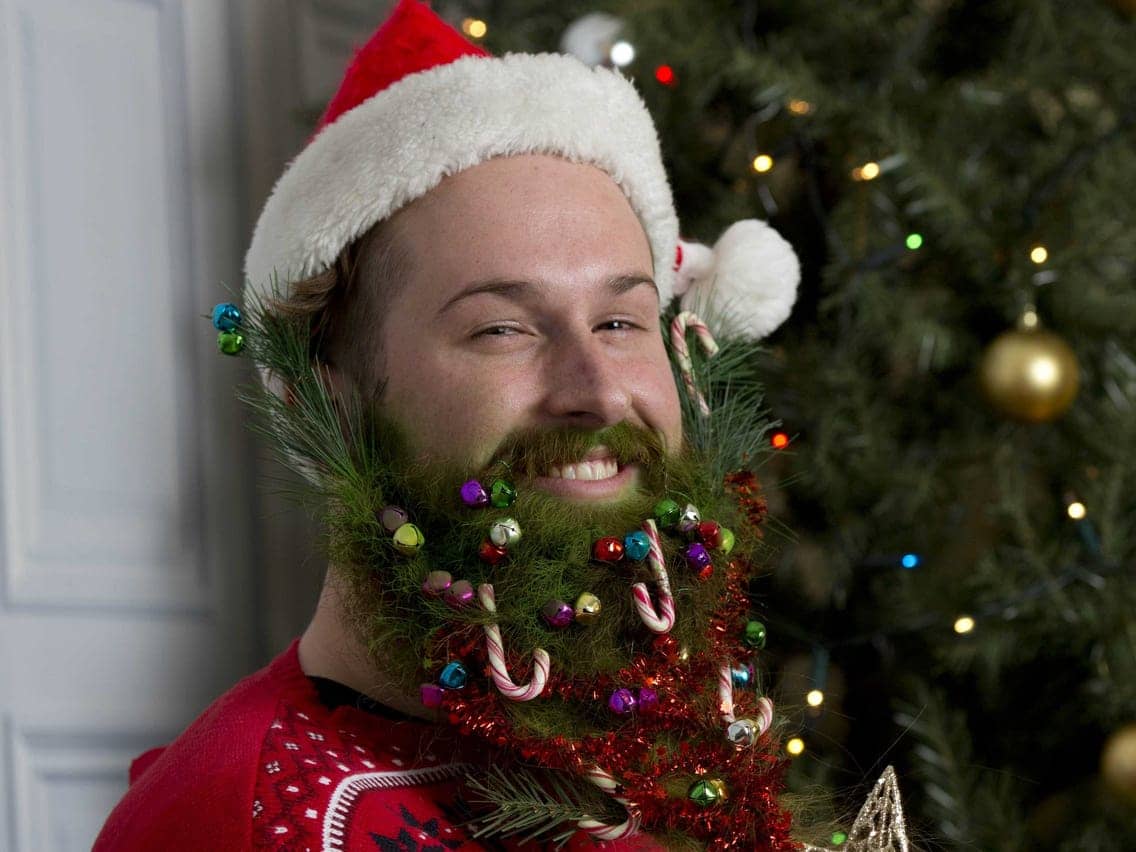 Christmas beard