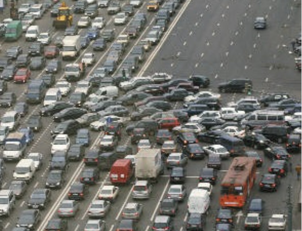 Big car pileup