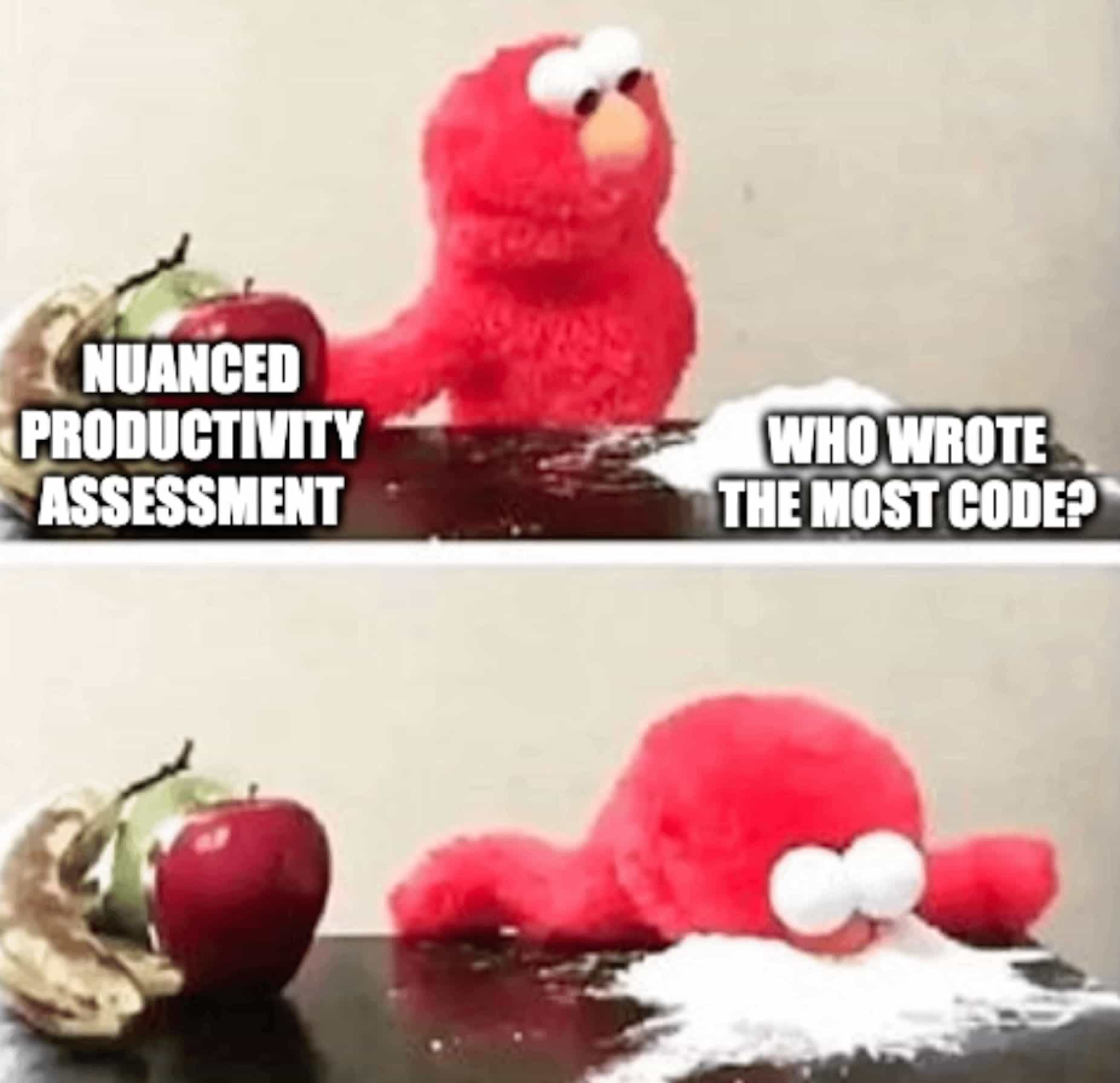 Elmo making bad decisions meme