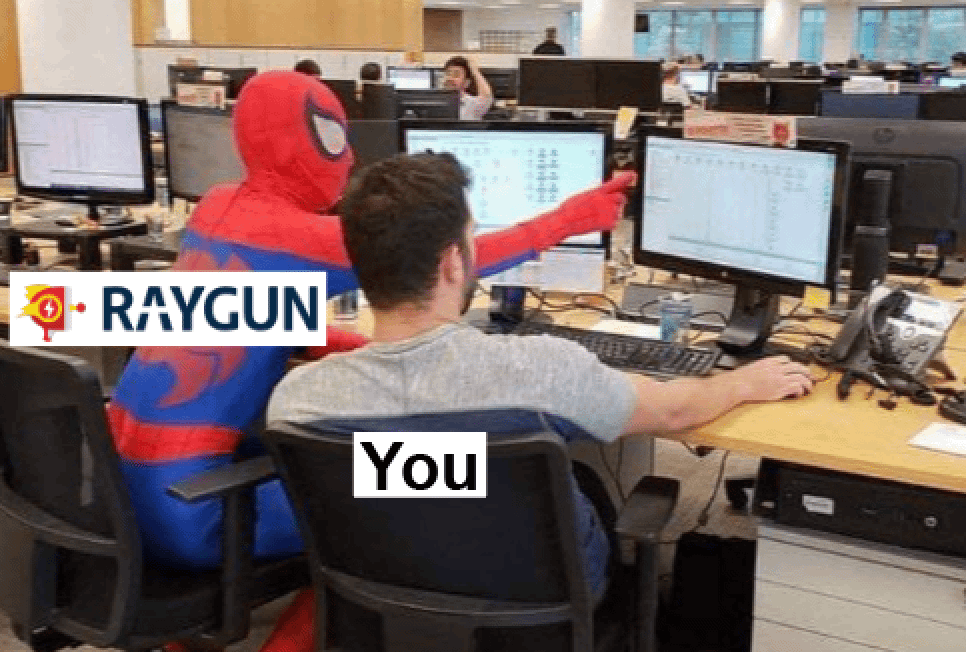 Raygun Spiderman meme