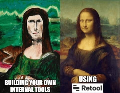 A poorly created version of the Mona Lisa
