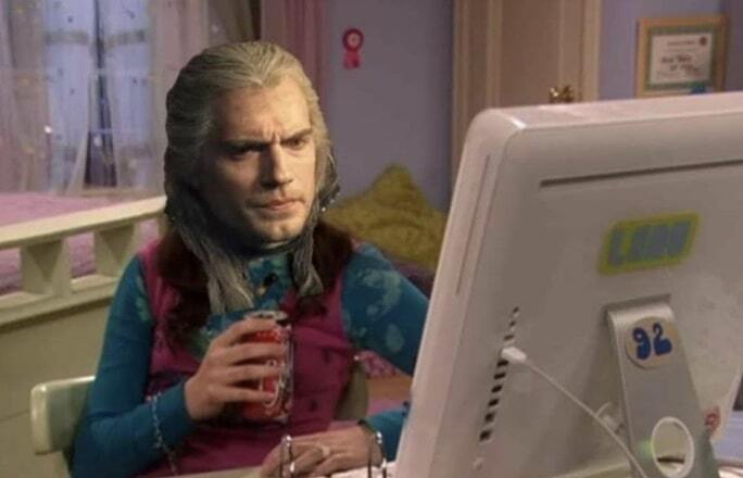 Miranda Cosgrove with the Witcher face